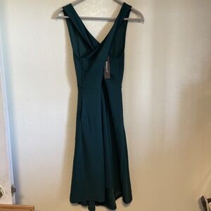 Allegra K Dark Green Dress Size Extra Small Sleeveless Stretch‎ New